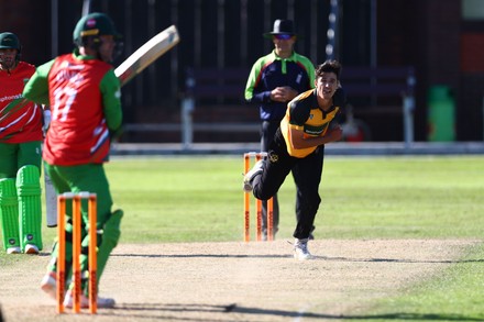 James Cox Bowls Louis Kimber During Editorial Stock Photo - Stock Image