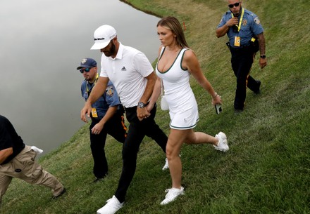 Who is Dustin Johnson's wife?