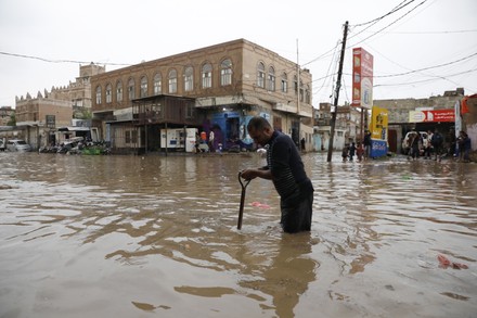 Yemeni Tries Open Sewer Drain Rainwater Editorial Stock Photo - Stock ...