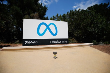 People Stand Outside Meta Headquarters Meta Editorial Stock Photo ...