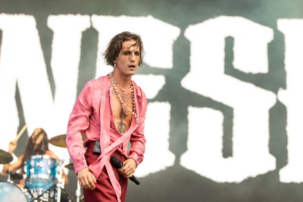 Maneskin During Lollapalooza Music Festival Chicago Editorial Stock ...