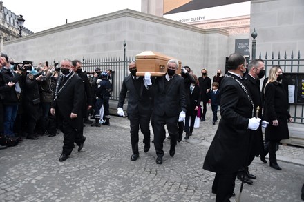 Funeral of Igor and Grichka Bogdanoff at Madeleine Church - Paris, France - 10 Jan 2022