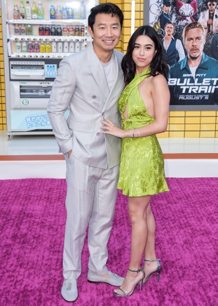 Simu Liu, Jade Bender Enjoy Date Night at Bullet Train Premiere
