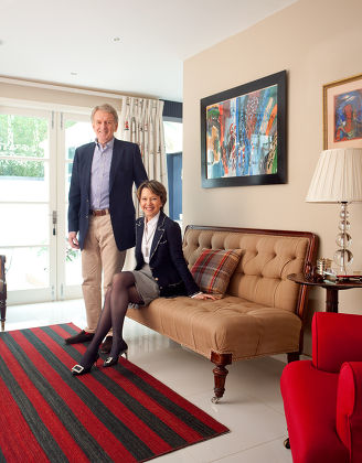 Sir Christopher and Lady Catherine Meyer at home in Knightsbridge, London, Britain - 31 Jan 2011