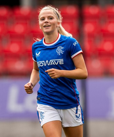 Rangers Womens Forward Brogan Hay Celebrates Editorial Stock Photo 