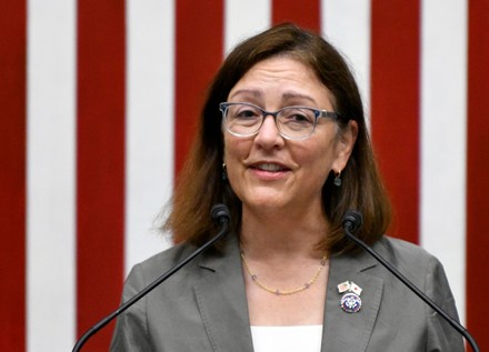 Us Congresswoman Suzan Delbene Speaks During Editorial Stock Photo 