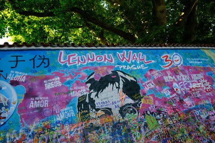 John Lennon Wall In Prague, Czech Republic - 03 Aug 2022