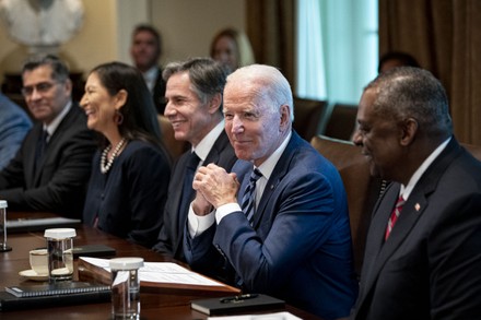 Us President Joe Biden Pauses Before Editorial Stock Photo - Stock ...