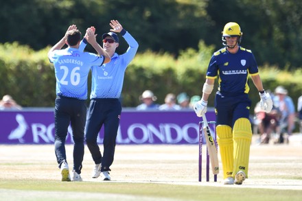 Hampshire v Northamptonshire, Royal London Cup, Group A, Newclose County Cricket Ground, Newport, Isle of Wight, UK - 09 Aug 2022