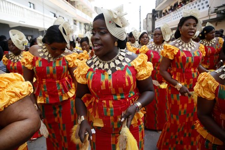 Ivorian Women Dance Parade During Generation Editorial Stock Photo ...