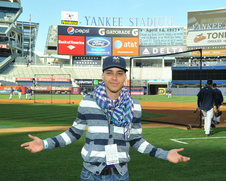 Prince Geoffrey Royce Rojas attends New York Yankees baseball game, Yankee Stadium, New York, America - 14 Apr 2011