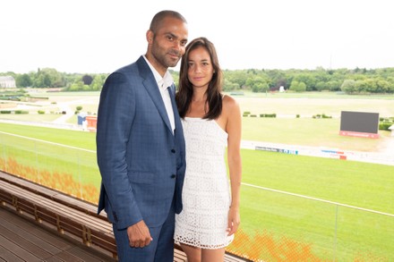   Count   Tony Parker - Press Conference At Lomgchamps, Paris, France 