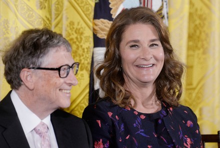 Bill Gates His Wife Melinda Announce Editorial Stock Photo - Stock ...