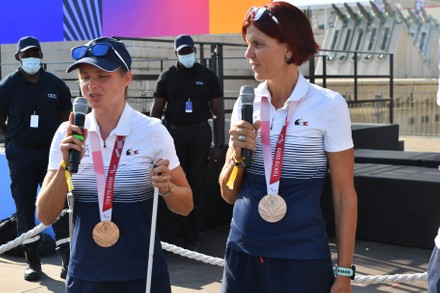 Annouck Curzillat Bronze Medal Paralympic Triathlon Editorial Stock