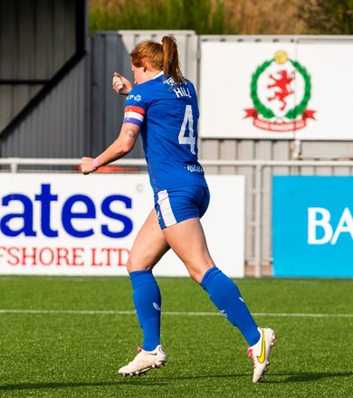 Rangers Womens Defender Kathryn Hill Celebrates Editorial Stock Photo ...