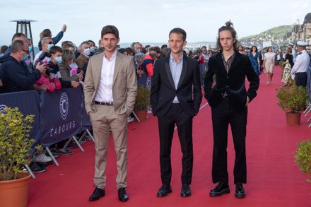 Noemie Merlant and Artur Vasile attending the 34th Cabourg Film