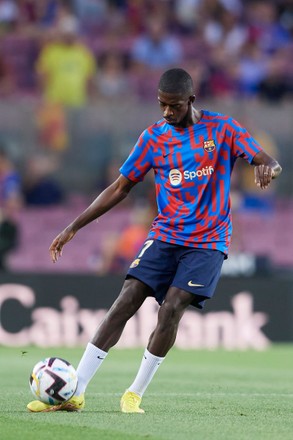 Ousmane Dembele Right Winger Barcelona Franceduring Editorial Stock ...