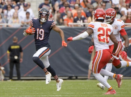 Chicago, United States. 13th Aug, 2022. Chicago Bears running back  De'Montre Tuggle (30) runs the ball against the Kansas City Chiefs during  the fourth quarter of a preseason game at Soldier Field