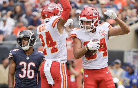 Chicago, United States. 13th Aug, 2022. Chicago Bears running back  De'Montre Tuggle (30) runs the ball against the Kansas City Chiefs during  the fourth quarter of a preseason game at Soldier Field