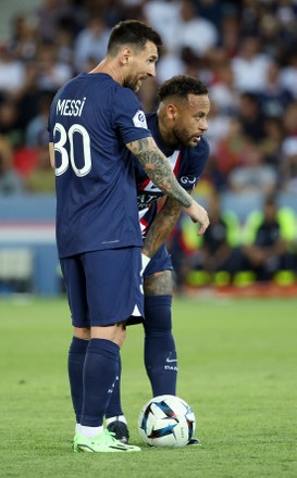 Lionel Messi Neymar Jr Psg During Editorial Stock Photo - Stock Image 