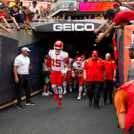 August 13, 2022: Chicago, Illinois, U.S. - Kansas City Chiefs #24 Skyy  Moore runs with the ball