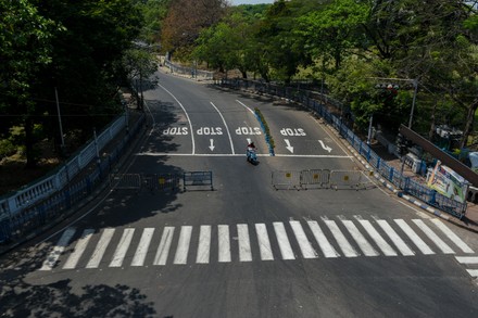 Police Personal Patrolling Streets Kolkata During Editorial Stock Photo