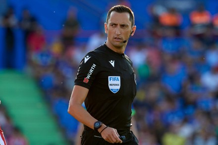 Referee Jose Maria Sanchez Martinez During Editorial Stock Photo ...