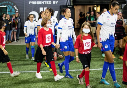 Cf Monterrey Players Mascots Editorial Stock Photo - Stock Image