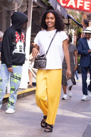 Yara Shahidi and Family out and about in Soho, New York, USA - 16 Aug 2022