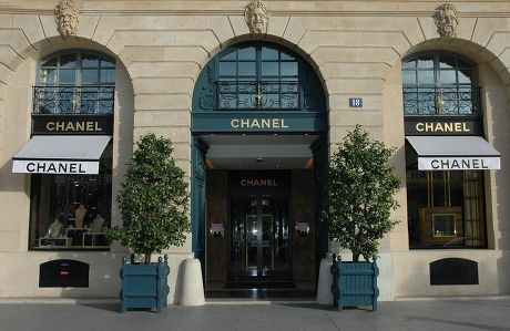 Chanel Original Shop Champs Elysees Paris Editorial Stock Photo - Stock ...