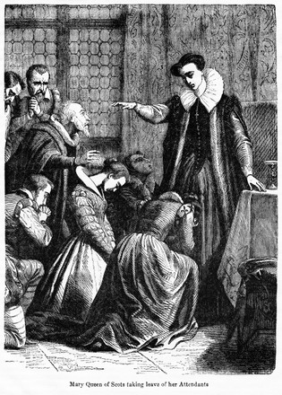 Mary Queen Scots Taking Leave Her Editorial Stock Photo - Stock Image