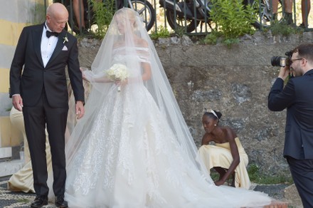 Portofino Wedding Frida Aasen Tommaso Chiabra Editorial Stock Photo