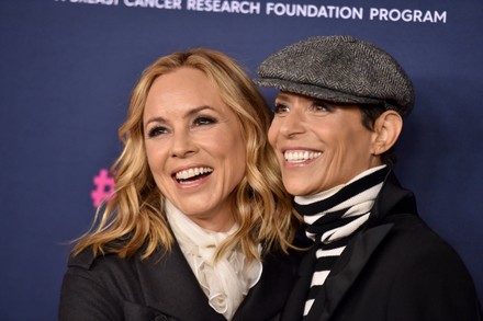 Maria Bello Dominique Crenn Attend Womens Editorial Stock Photo - Stock