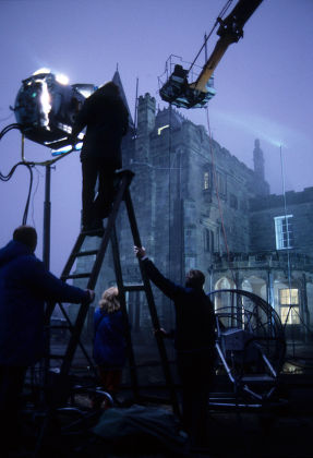 behind the scenes of filming