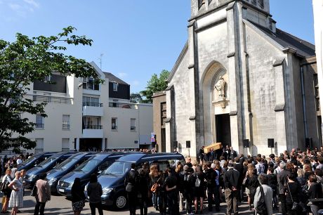 Dupont de Ligonnes family funeral, Nantes, France - 28 Apr 2011