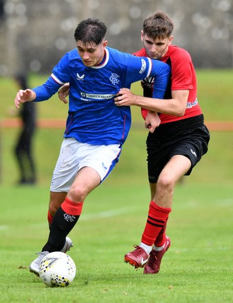 Arron Lyall Rangers Celebrates Scoring His Editorial Stock Photo ...