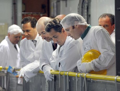 French President Nicolas Sarkozy visit to nuclear power plant in Gravelines, France - 03 May 2011