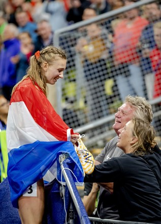 Femke Bol Celebrates Win Her Parents Editorial Stock Photo - Stock ...