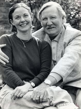 Leslie Phillips Actor His Wife Angela Editorial Stock Photo - Stock