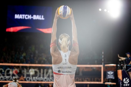 Tina Graudina 1 Latvia Holds Above Editorial Stock Photo - Stock Image ...