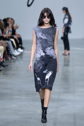 Model Walks Runway During Agnes B Editorial Stock Photo - Stock Image ...