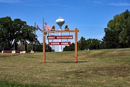 Visit To Rural Town Of Olpe Kansas USA 13 Aug 2022 Stock Pictures