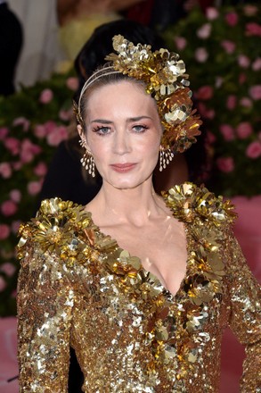 Emily Blunt Attends 2019 Met Gala Editorial Stock Photo - Stock Image ...