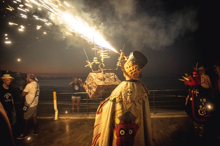 Member Diables De Sitges Colla Jove Editorial Stock Photo Stock Image