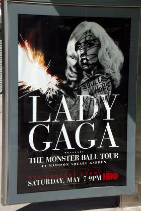 Lady Gaga posters defaced, New York, America - 09 May 2011