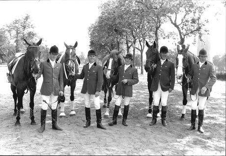British Show Jumping Team Lr Michael Editorial Stock Photo - Stock ...