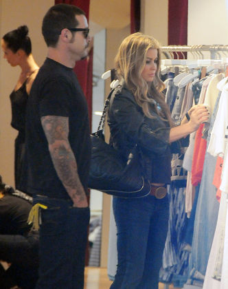 Carmen Electra shopping in Beverly Hills, Los Angeles, America - 19 May 2011