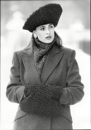 Black Persian Lamb Hat A180 Matching 