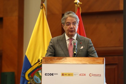 Ecuadors President Guillermo Lasso 3l Receives Editorial Stock Photo ...