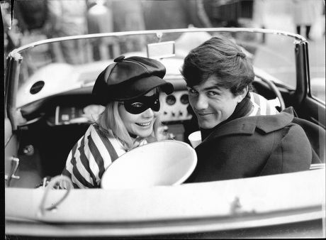 Singer Dave Clark In Car With Barbara Ferris On Set Of Film 'catch Us If You Can'.